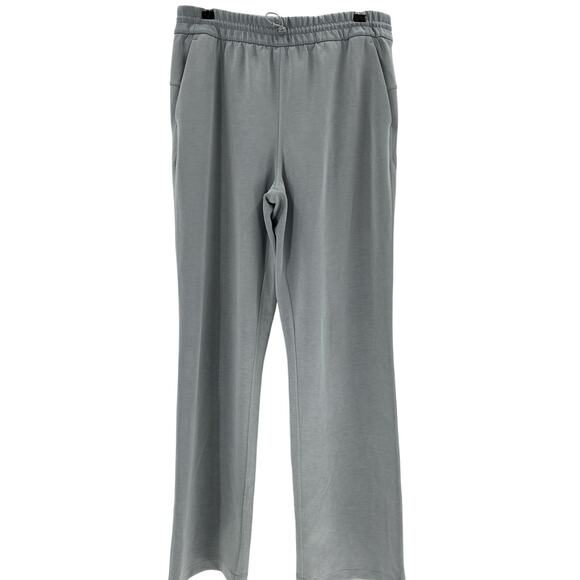 Lululemon Softstreme Grey Polyester High-Rise Pant Size 10 - Picture 1 of 3